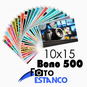 Bono 500 Fotografías 10x15